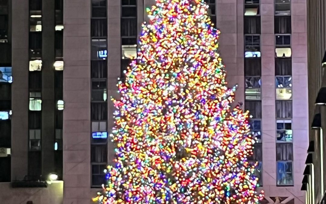 Magic at the Tree Lighting in Rockerfeller Center